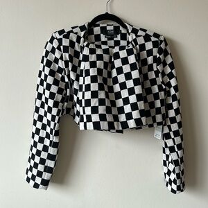 NWT - Simon’s checked skirt and jacket
